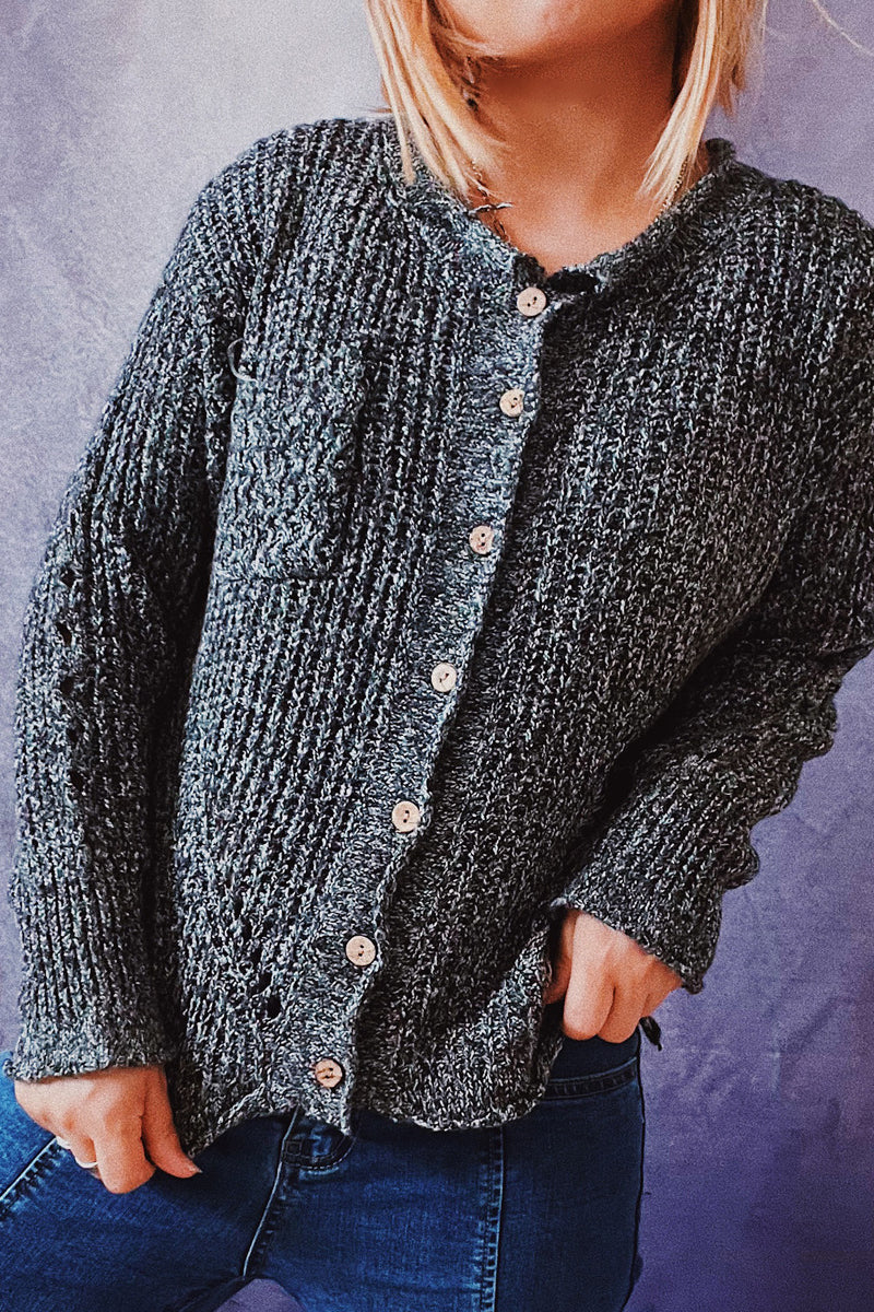 Abilene | Cardigan d'hiver simple et élégant