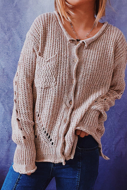 Abilene | Cardigan d'hiver simple et élégant