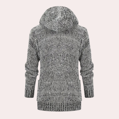 Abrielle | Cardigan d'hiver moderne et polyvalent